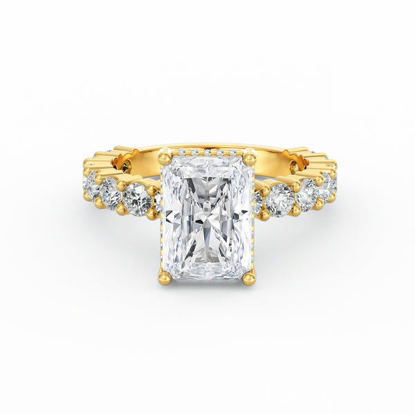 Olivia | 3ct Radiant Cut Basket Setting Engagement Ring