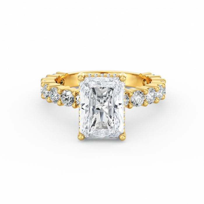 Olivia | 3ct Radiant Cut Basket Setting Engagement Ring