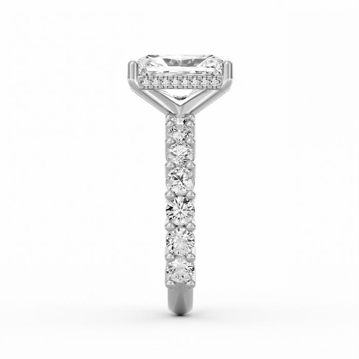 Olivia | 3ct Radiant Cut Basket Setting Engagement Ring