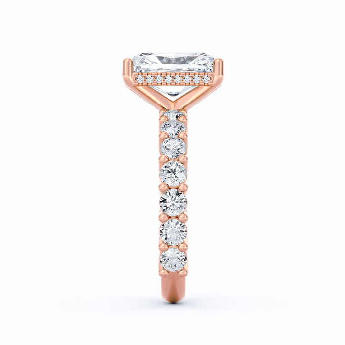 Olivia | 3ct Radiant Cut Basket Setting Engagement Ring