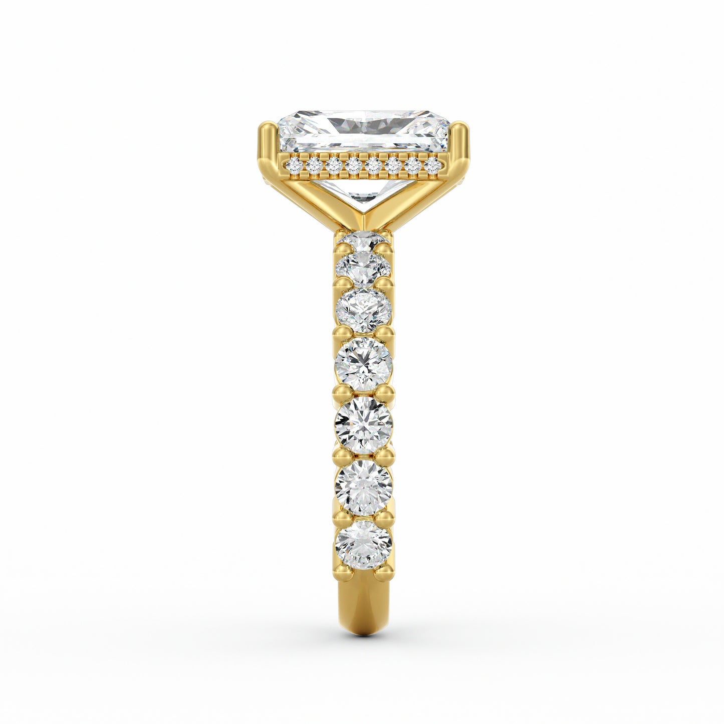 Olivia | 3ct Radiant Cut Basket Setting Engagement Ring