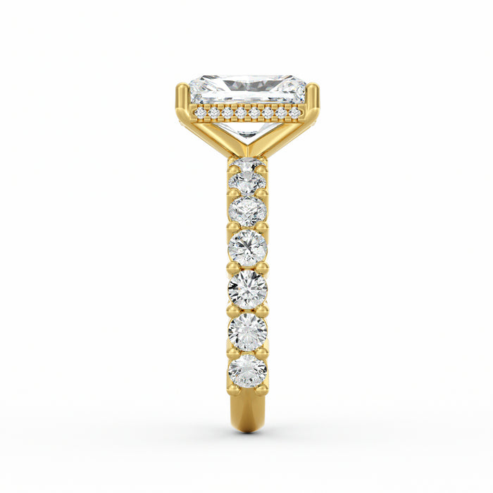 Olivia | 3ct Radiant Cut Basket Setting Engagement Ring