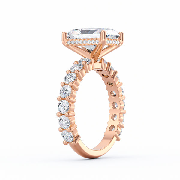 Olivia | 3ct Radiant Cut Basket Setting Engagement Ring alternate