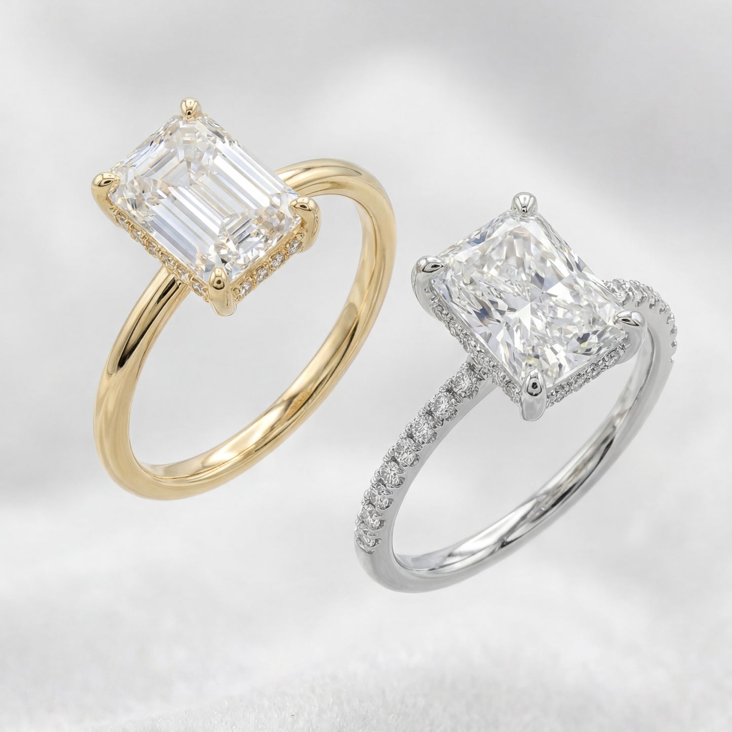 Lab Grown 2CT Engagement Rings