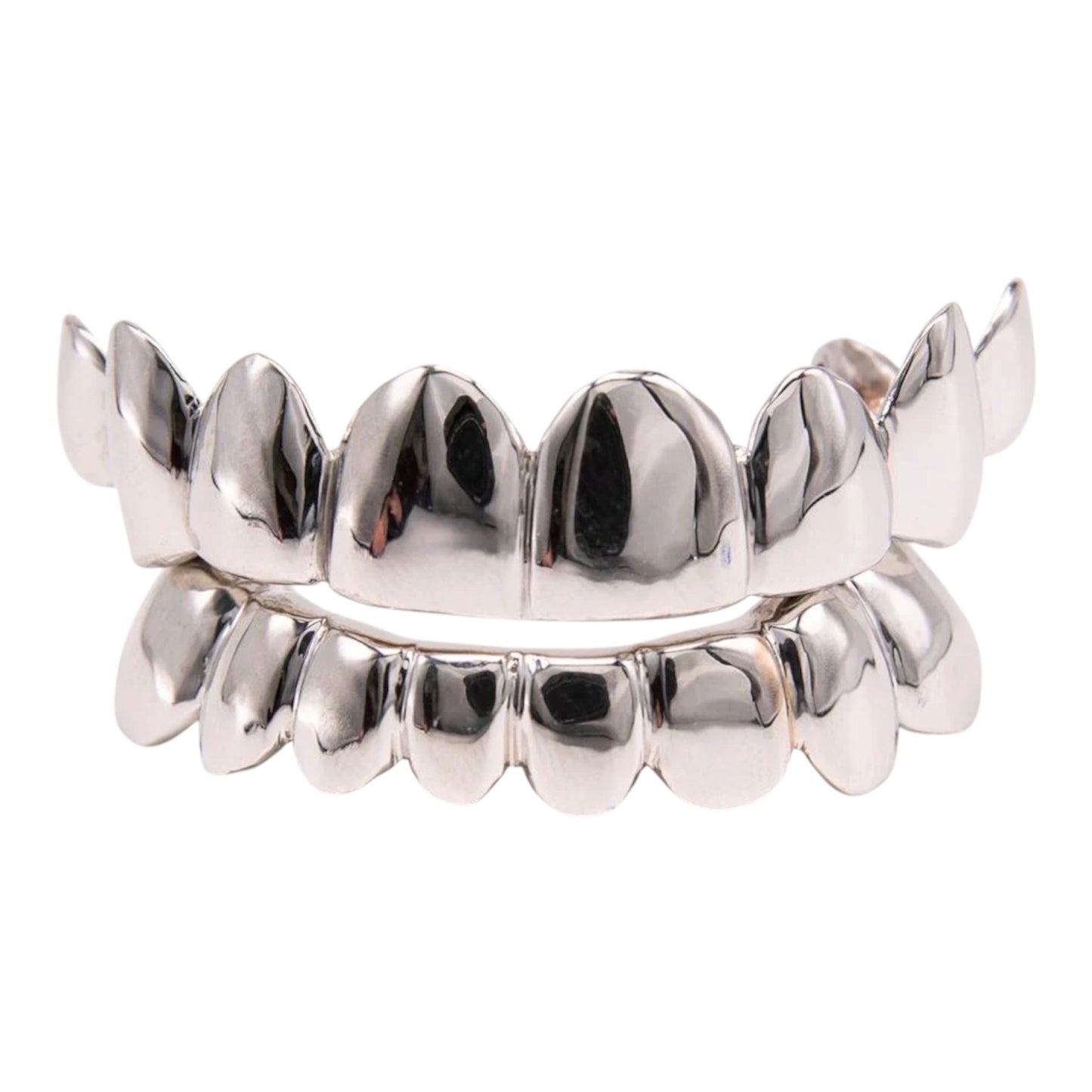 Plain Silver Grillz