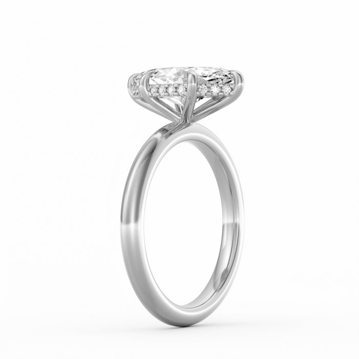 Sienna | 3ct Marquise Cut Hidden Halo Engagement Ring