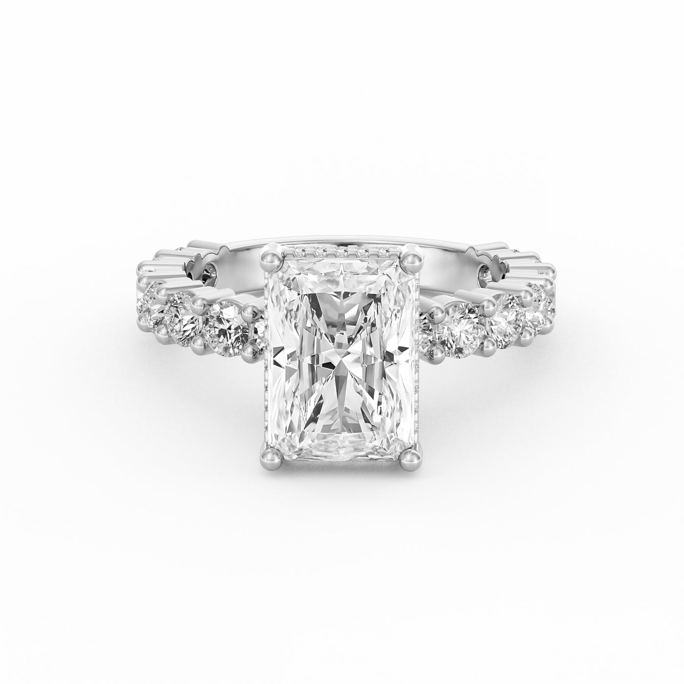 Olivia | 3ct Radiant Cut Basket Setting Engagement Ring