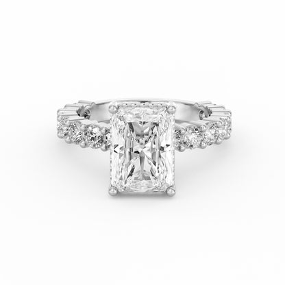 Olivia | 3ct Radiant Cut Basket Setting Engagement Ring
