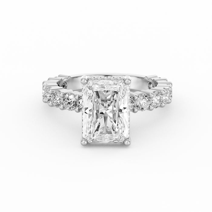 Olivia | 3ct Radiant Cut Basket Setting Engagement Ring