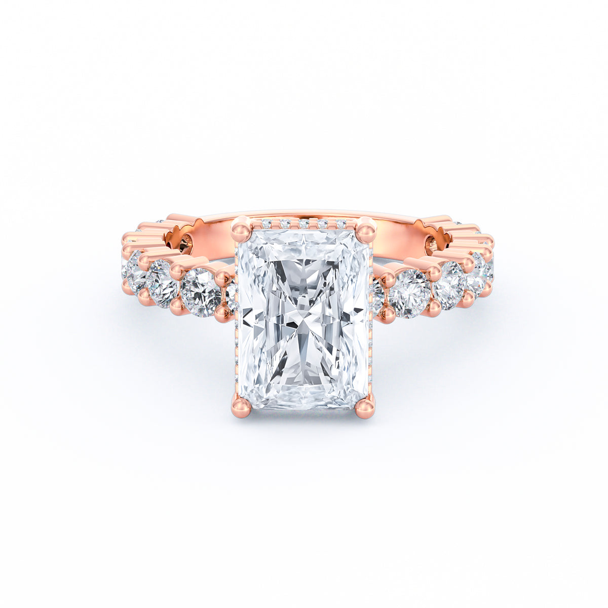Olivia | 3ct Radiant Cut Basket Setting Engagement Ring