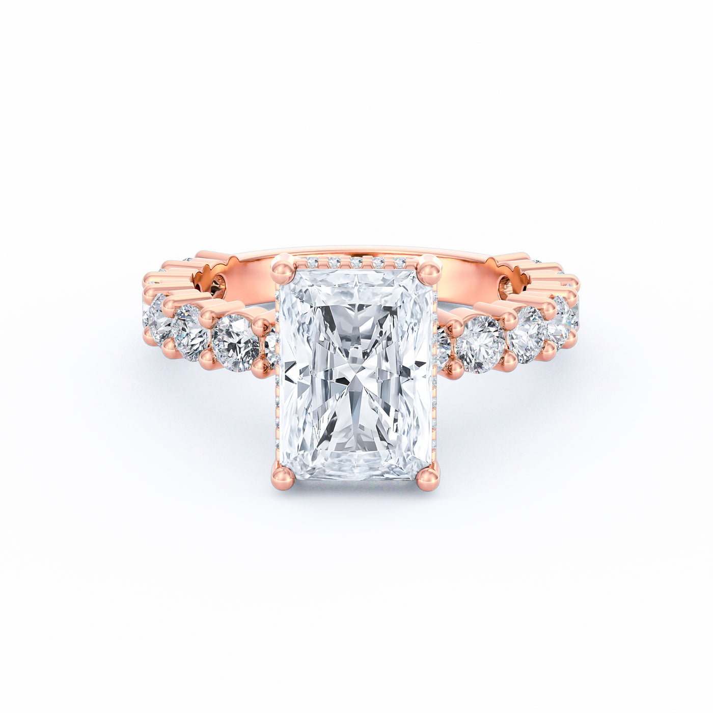 Olivia | 3ct Radiant Cut Basket Setting Engagement Ring