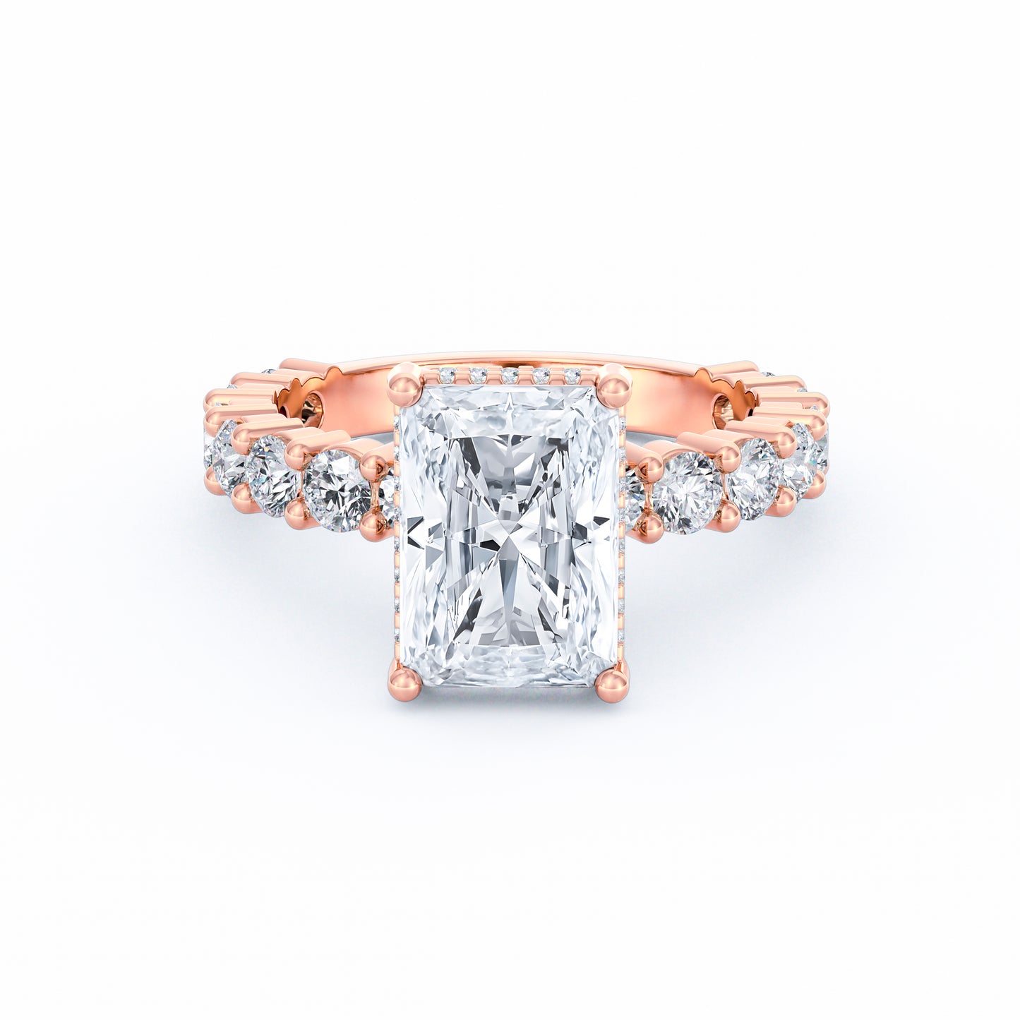 Olivia | 3ct Radiant Cut Basket Setting Engagement Ring