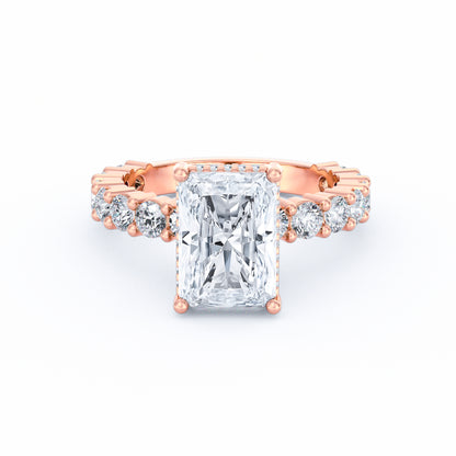 Olivia | 3ct Radiant Cut Basket Setting Engagement Ring