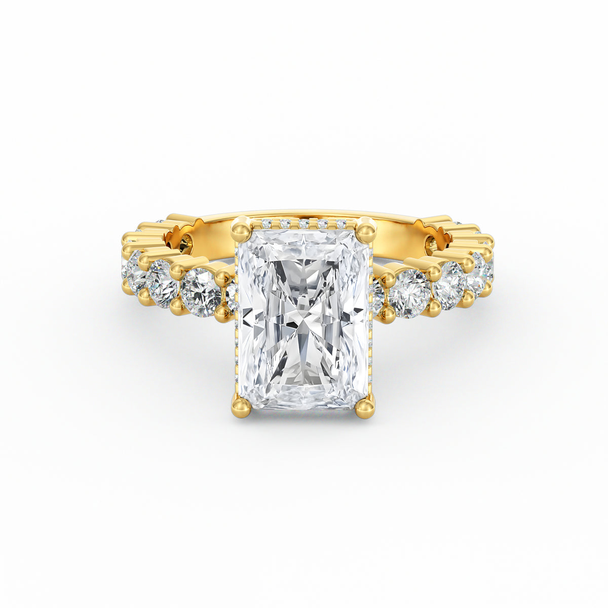 Olivia | 3ct Radiant Cut Basket Setting Engagement Ring