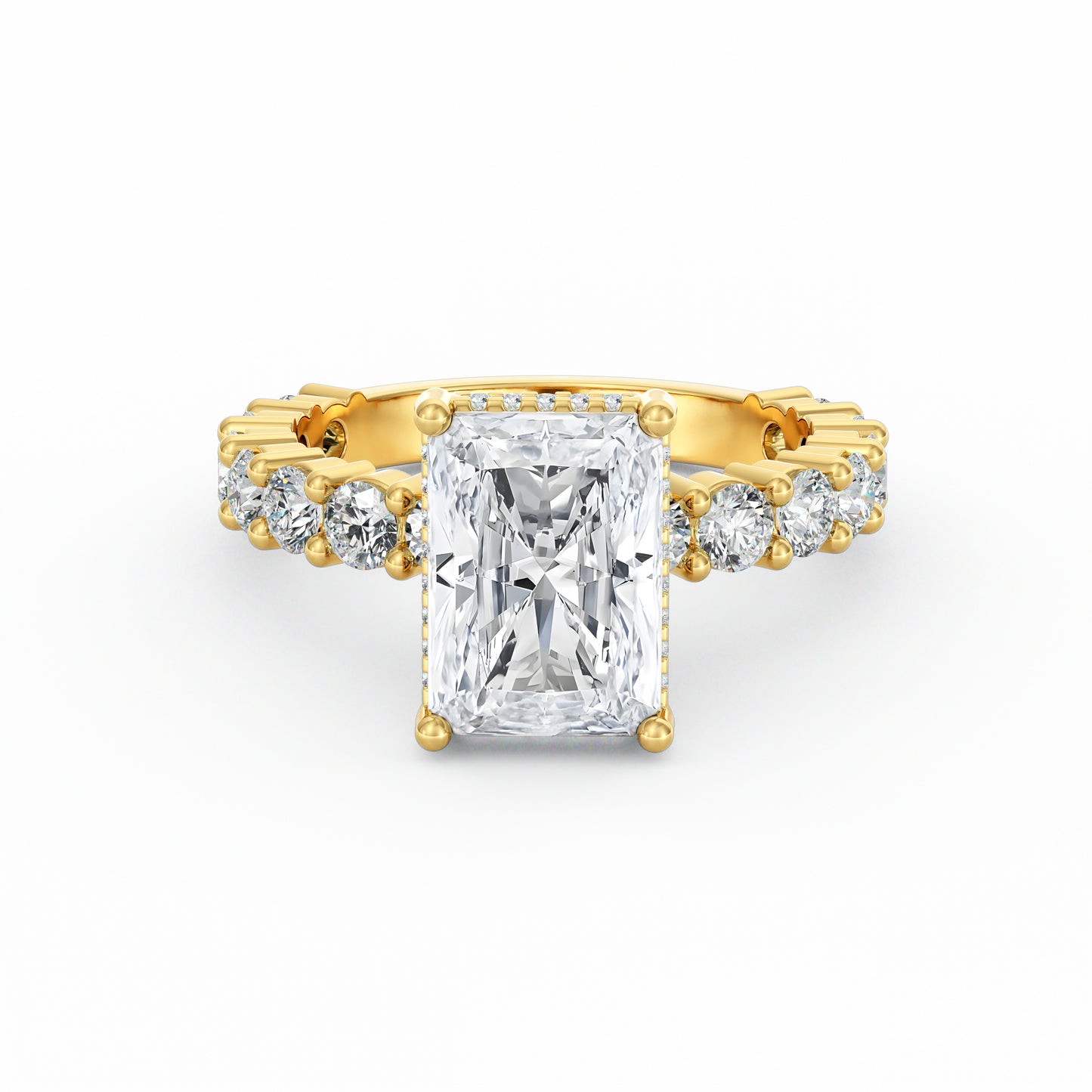 Olivia | 3ct Radiant Cut Basket Setting Engagement Ring