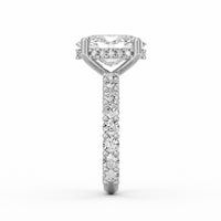 Olivia | 3ct Oval Cut Basket Setting Engagement Ring