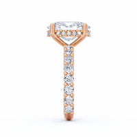 Olivia | 3ct Oval Cut Basket Setting Engagement Ring