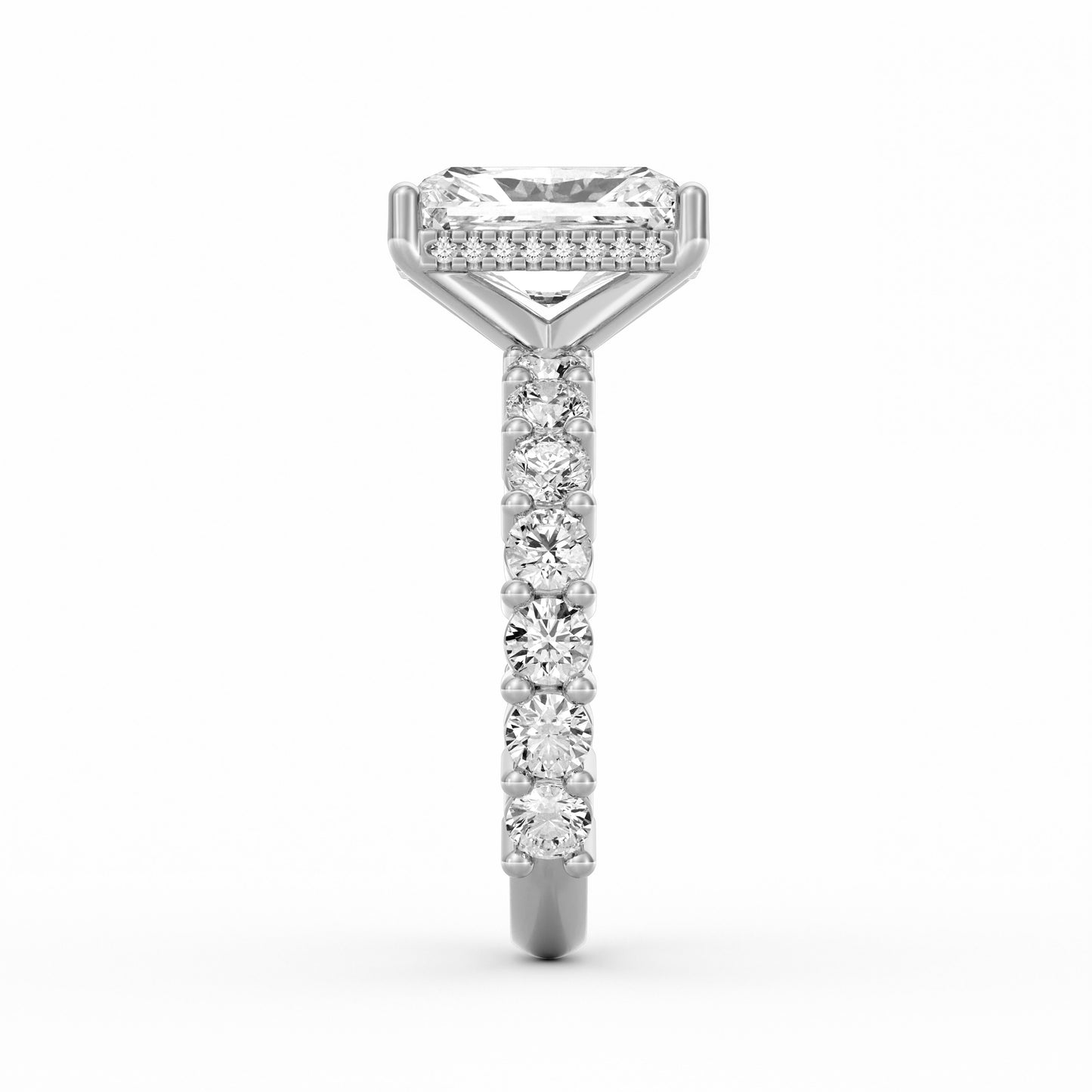 Olivia | 3ct Radiant Cut Basket Setting Engagement Ring