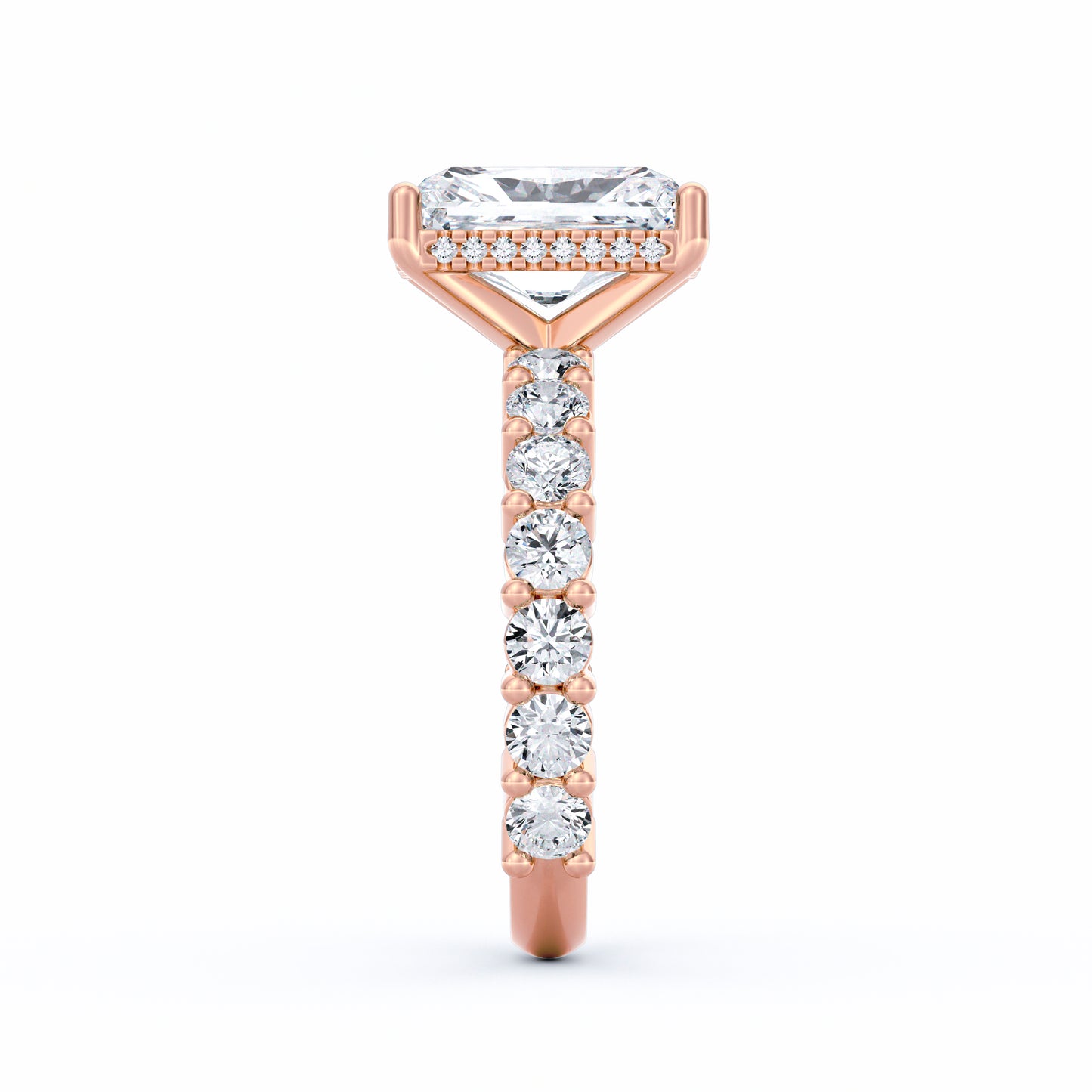 Olivia | 3ct Radiant Cut Basket Setting Engagement Ring