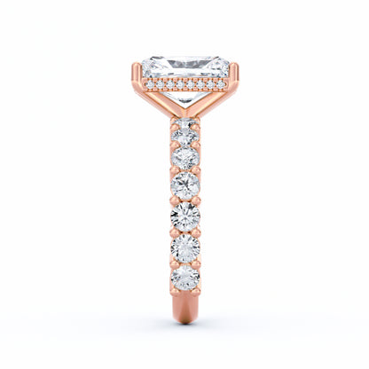 Olivia | 3ct Radiant Cut Basket Setting Engagement Ring