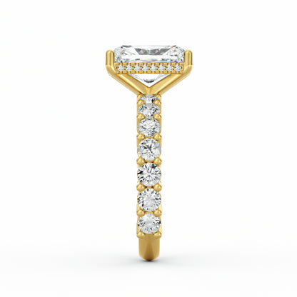 Olivia | 3ct Radiant Cut Basket Setting Engagement Ring