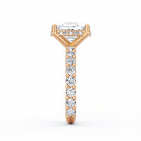 Olivia | 3ct Cushion Cut Basket Setting Engagement Ring