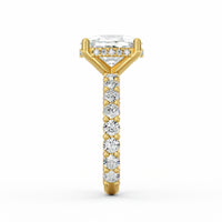 Olivia | 3ct Cushion Cut Basket Setting Engagement Ring