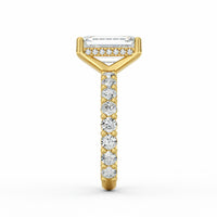 Olivia | 3ct Emerald Cut Basket Setting Engagement Ring