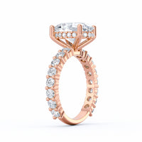 Olivia | 3ct Oval Cut Basket Setting Engagement Ring