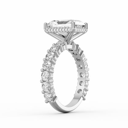 Olivia | 3ct Radiant Cut Basket Setting Engagement Ring