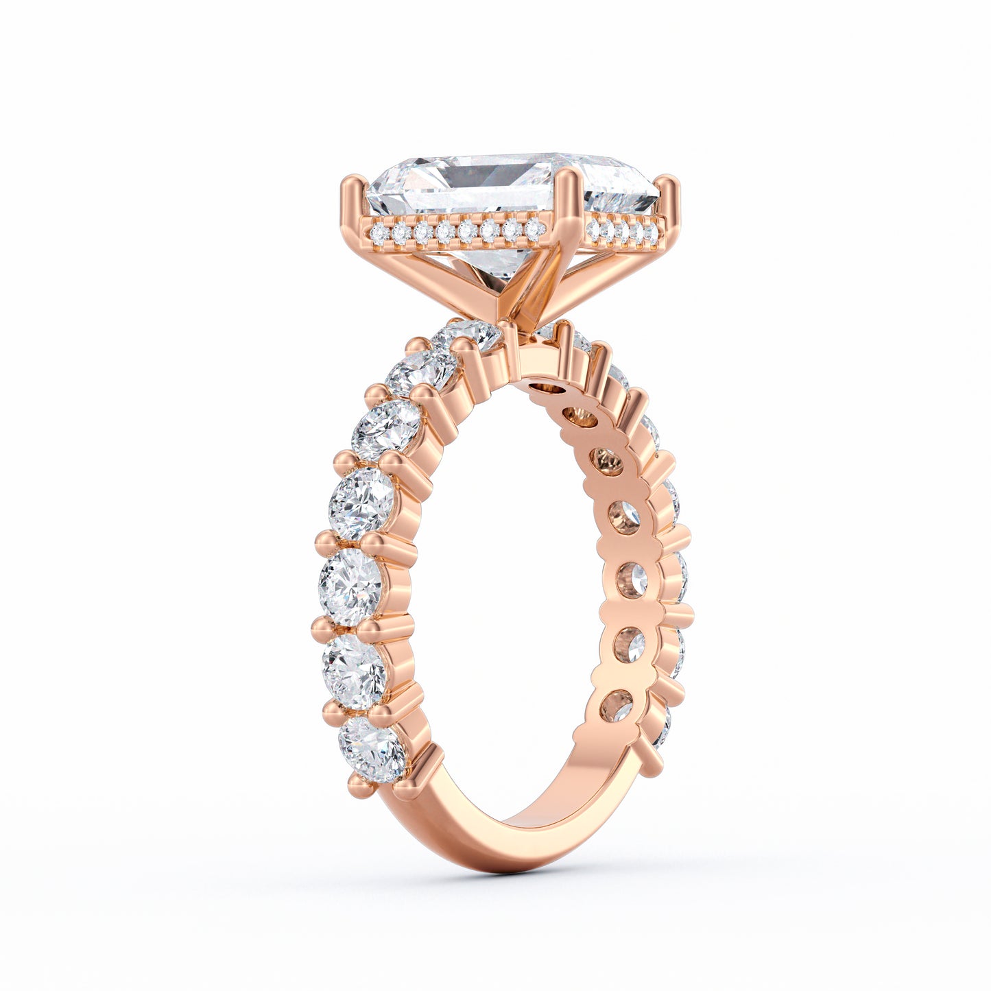 Olivia | 3ct Radiant Cut Basket Setting Engagement Ring