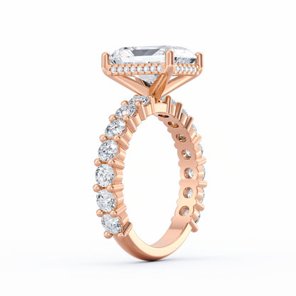 Olivia | 3ct Radiant Cut Basket Setting Engagement Ring