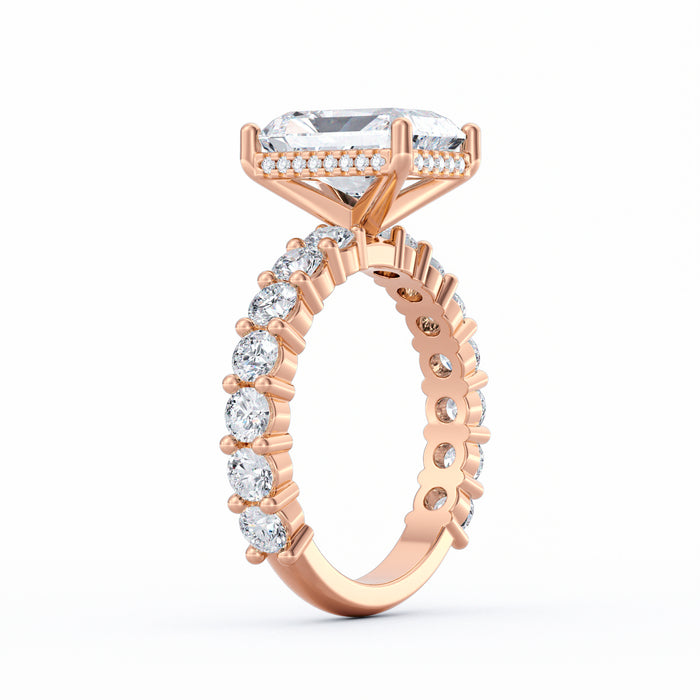 Olivia | 3ct Radiant Cut Basket Setting Engagement Ring alternate