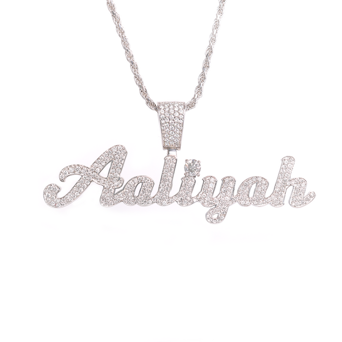 Aaliyah Pendant 10K White Gold