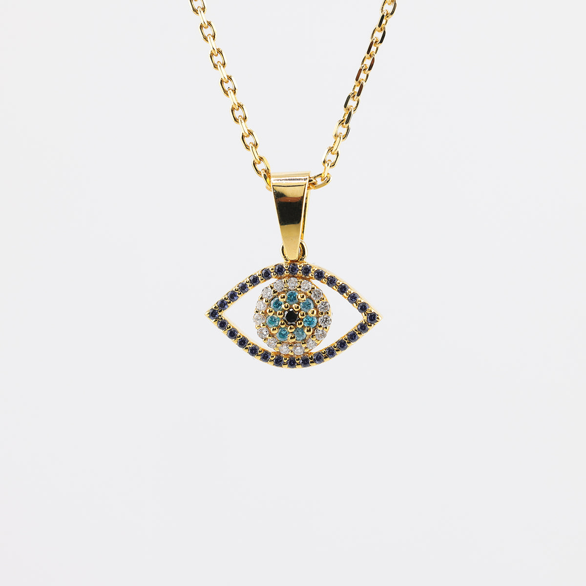 Evil Eye 14K Gold 0.26 cts