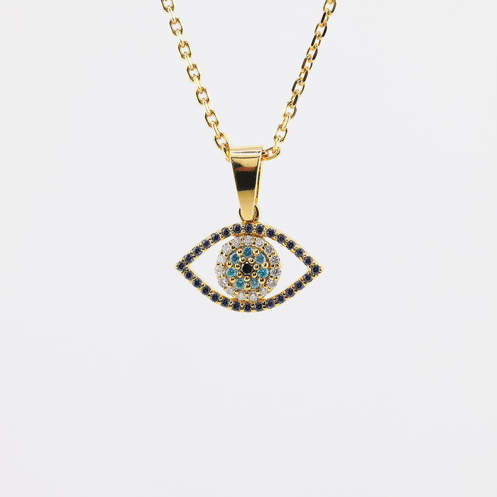 Evil Eye 14K Gold 0.26 cts Alternate View