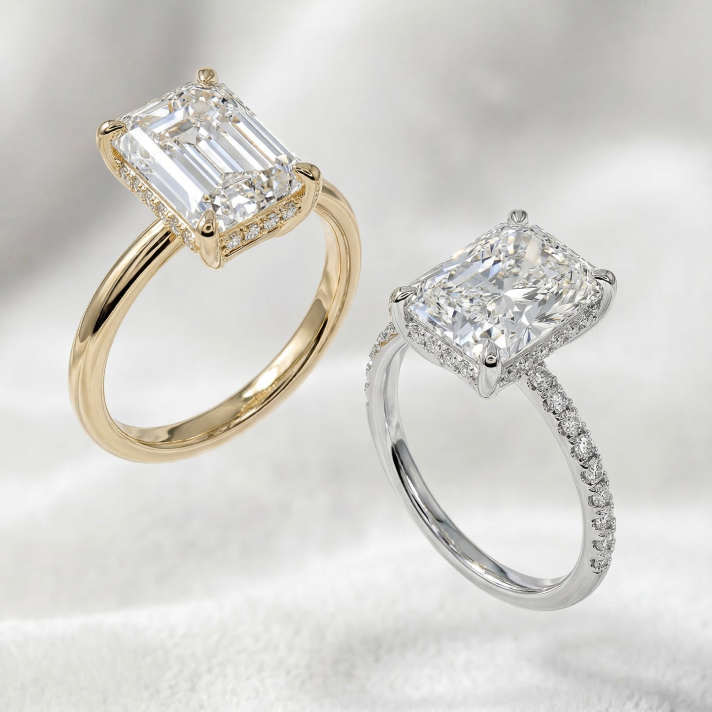 Lab Grown 2CT Engagement Rings