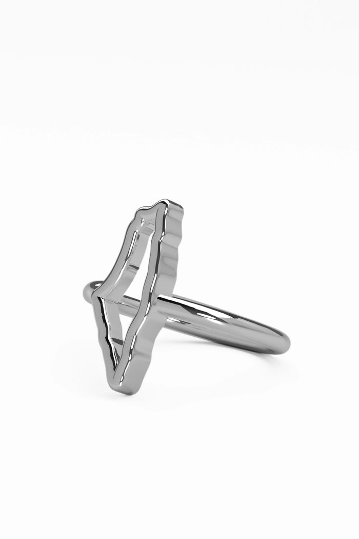 Palestine Silhouette Ring