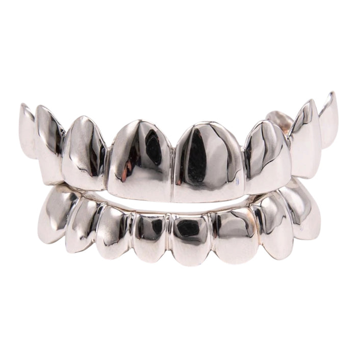 Plain Silver Grillz