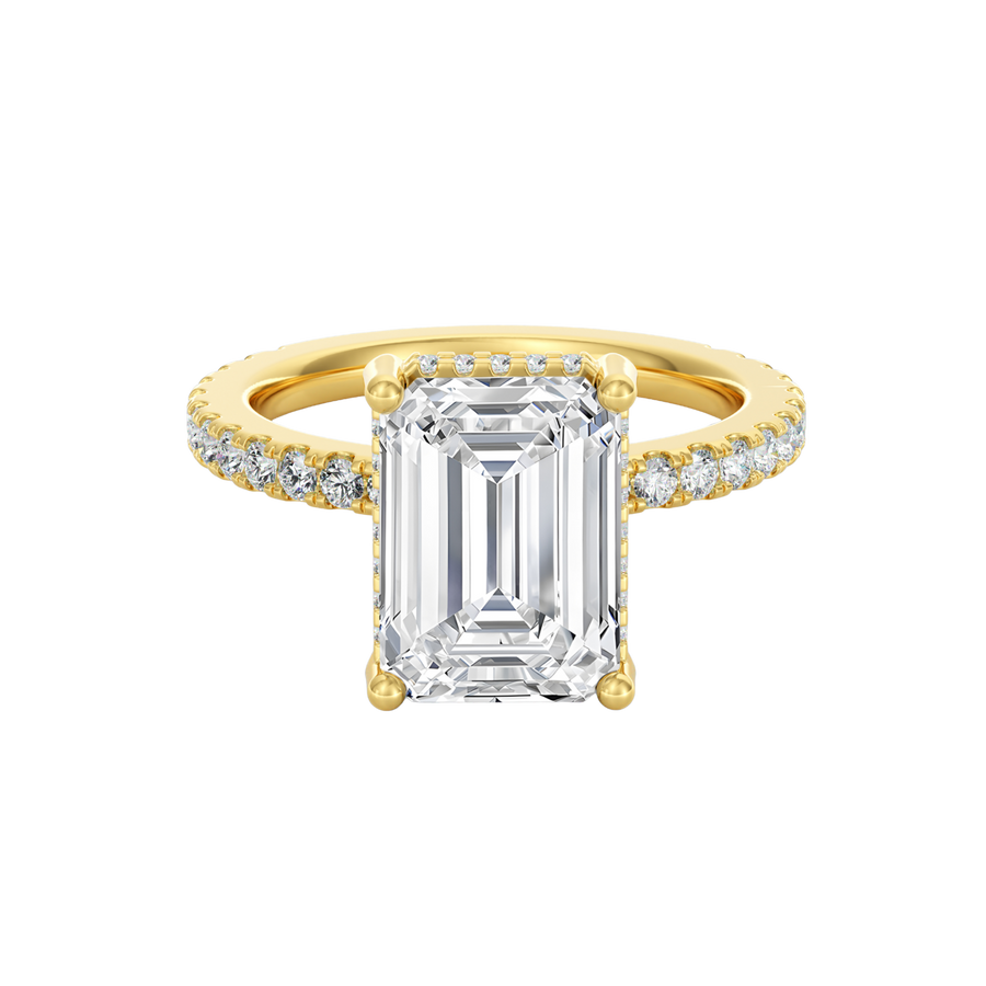 Avery Pavé Band Engagement Ring Collection
