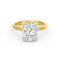 Sienna | 3ct Elongated Cushion Cut Hidden Halo Engagement Ring