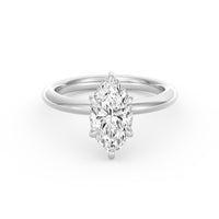 Sienna | 2ct Marquise Cut Hidden Halo Engagement Ring