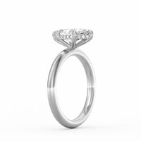 Sienna | 2ct Marquise Cut Hidden Halo Engagement Ring