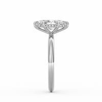 Sienna | 2ct Marquise Cut Hidden Halo Engagement Ring