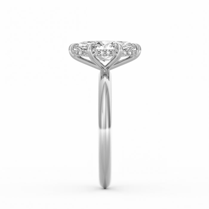 Sienna | 2ct Marquise Cut Hidden Halo Engagement Ring