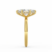 Sienna | 3ct Marquise Cut Hidden Halo Engagement Ring