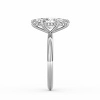 Sienna | 3ct Marquise Cut Hidden Halo Engagement Ring