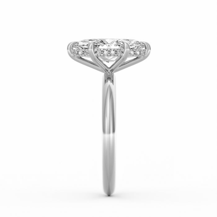Sienna | 3ct Marquise Cut Hidden Halo Engagement Ring