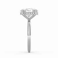 Sienna | 3ct Oval Cut Hidden Halo Engagement Ring