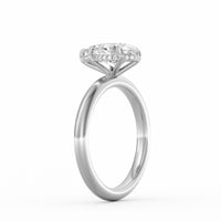 Sienna | 2ct Pear Cut Hidden Halo Engagement Ring